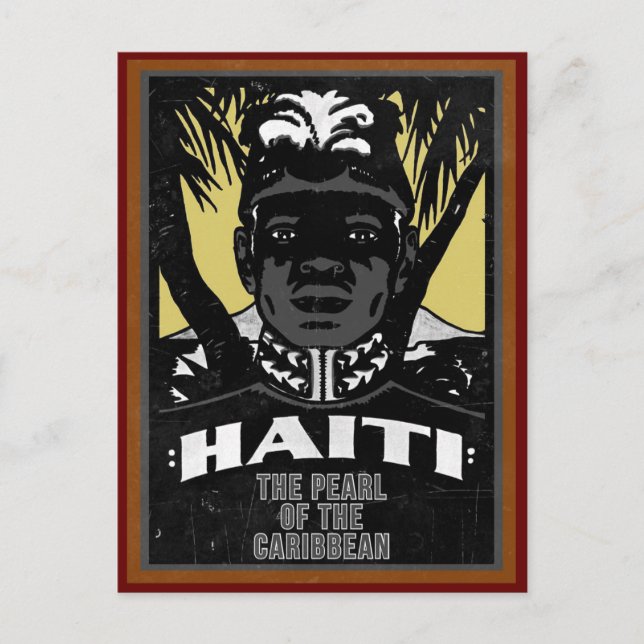 HAITI Die Perle der Karibik Postkarte (Vorderseite)
