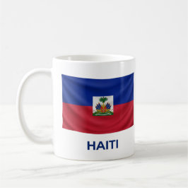 Haiti Einfache Flagge | Täglicher Stolz Kaffeetasse
