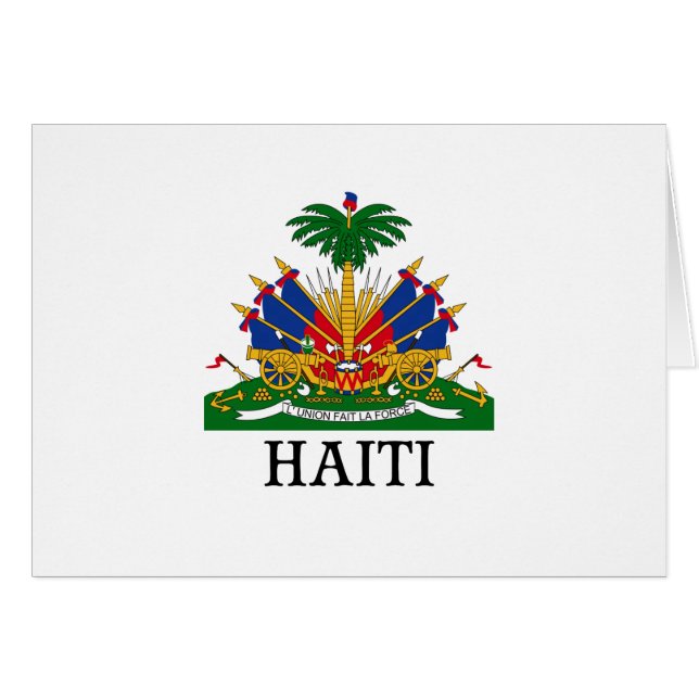 HAITI - Emblem/Wappen/Flagge/Symbol (Vorderseite (Horizontal))
