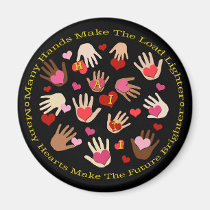 Haiti-Entlastungvalentine-Kühlschrankmagnete Magnet