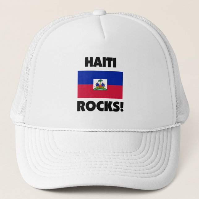 Haiti-Felsen Truckerkappe (Vorderseite)