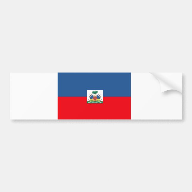 Haiti-Flagge Autoaufkleber (Vorne)
