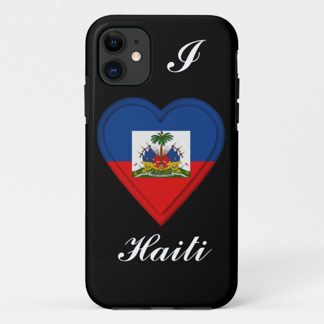 Haiti-Flagge Case-Mate iPhone Hülle (Rückseite)