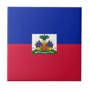 Haiti-Flagge Fliese