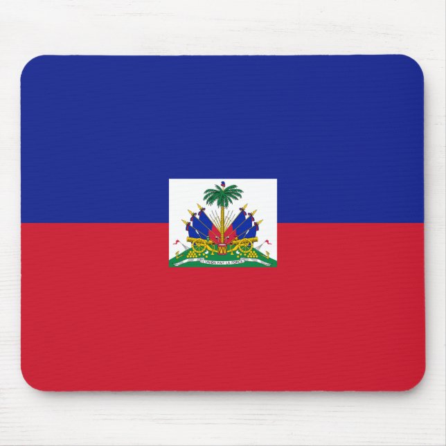 Haiti-Flagge Mousepad (Vorne)