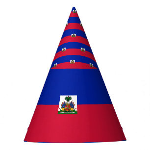 Haiti-Flagge Partyhütchen