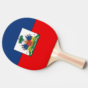 Haiti-Flagge Tischtennis Schläger