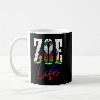 Haiti-Flagge Zoe Haitianisches Leben Stolz Vintage Kaffeetasse