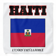 Haiti-Flaggen-Bandanna
