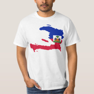 Haiti-Flaggen-Karte HT T-Shirt