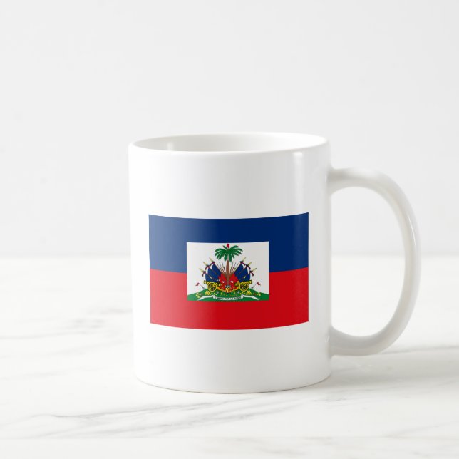Haiti-Flaggen-Tasse Kaffeetasse (Rechts)