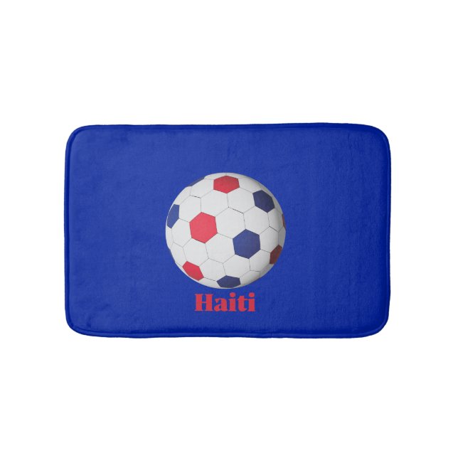 Haiti Fußball Badematte (Vorderseite)