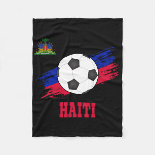 Haiti Fußball Haitian Footbyll Haiti Futbol Fleecedecke