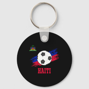 Haiti Fußball Haitianischer Fußball Haiti Futbol Schlüsselanhänger