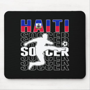 Haiti Fußballfans Trikot - Stolz Haitianer Mousepad