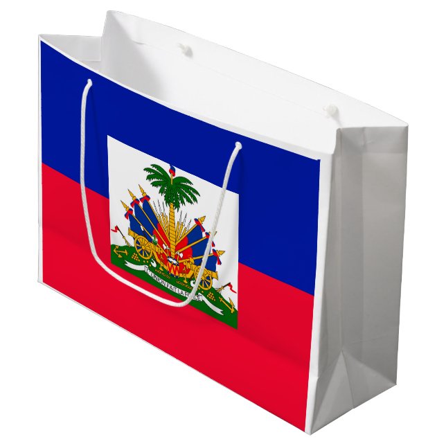 Haiti Große Geschenktüte (Vorderseite Schrägansicht)