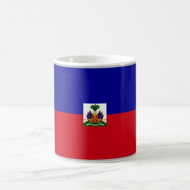 Haiti - Haitianische Flagge - Kaffeetasse (Mittel)