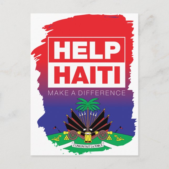 Haiti_Hilfe Postkarte (Vorderseite)