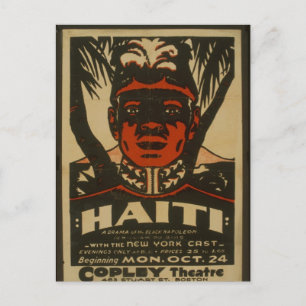 Haiti im Copley Theater, Postkarte