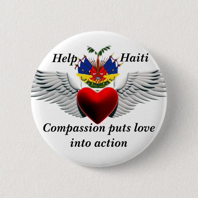 Haiti in Need_ Button (Vorderseite)