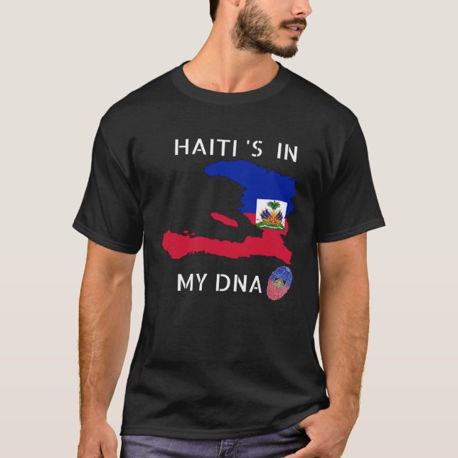 Haiti Is In My DNA Haitian flag day Pride Haiti T-Shirt (Vorderseite)
