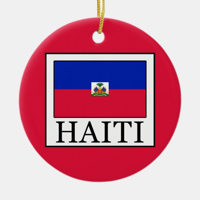 Haiti Keramik Ornament (Vorne)