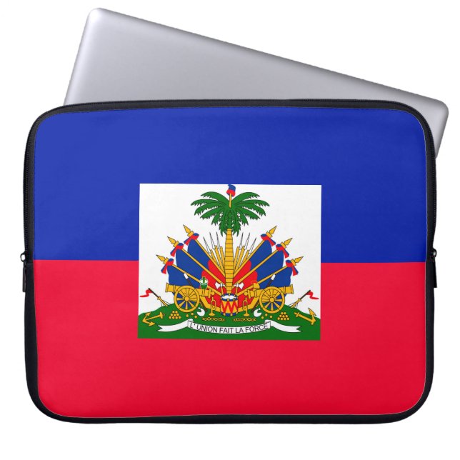 Haiti Laptopschutzhülle (Vorderseite)