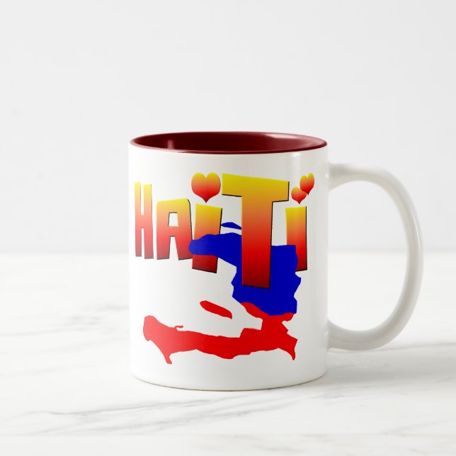 HAITI-LIEBE Tasse (Rechts)