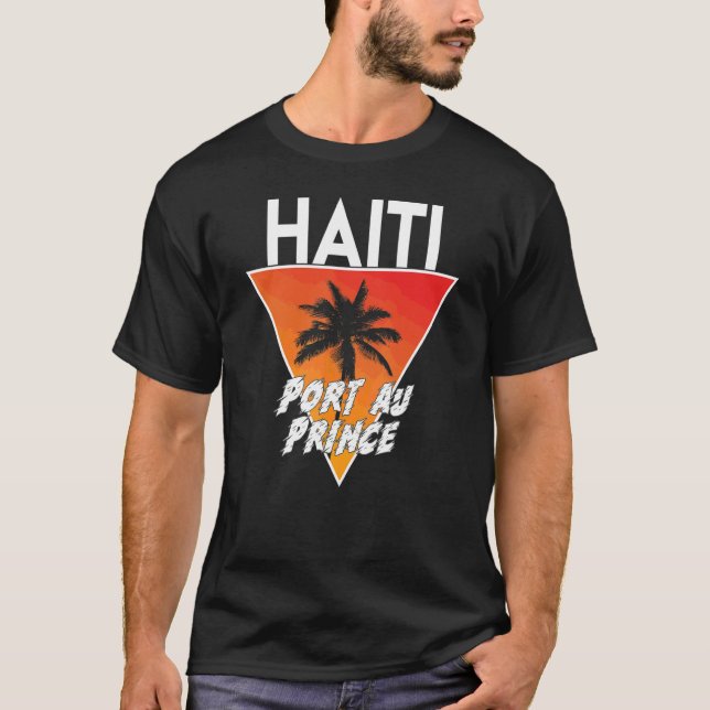 Haiti mit sonnigen Farben T-Shirt (Vorderseite)