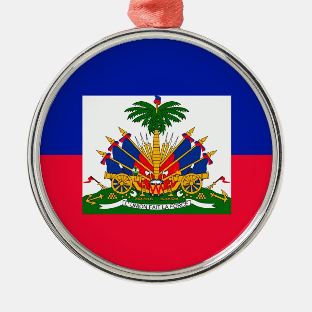 Haiti Ornament Aus Metall (Vorne)