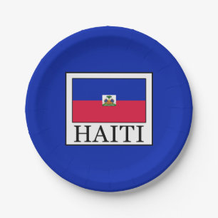 Haiti Pappteller