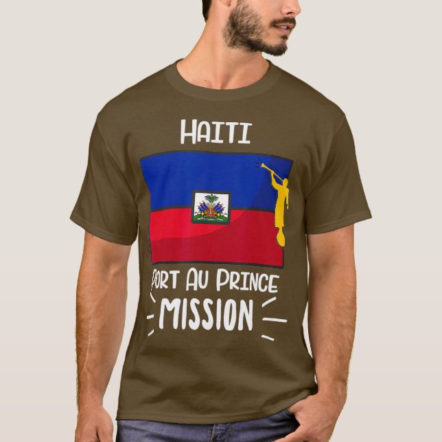 Haiti Por au Prince Mormon LDS Mission Gift T-Shirt (Vorderseite)
