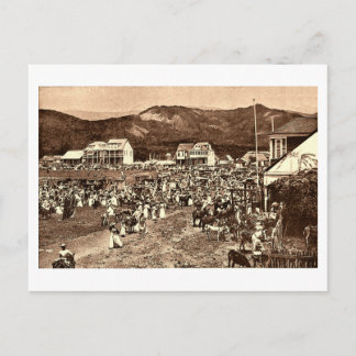 Haiti, Port au Prince Markt Vintag Postkarte