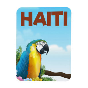 Haiti-Reiseplakat Magnet