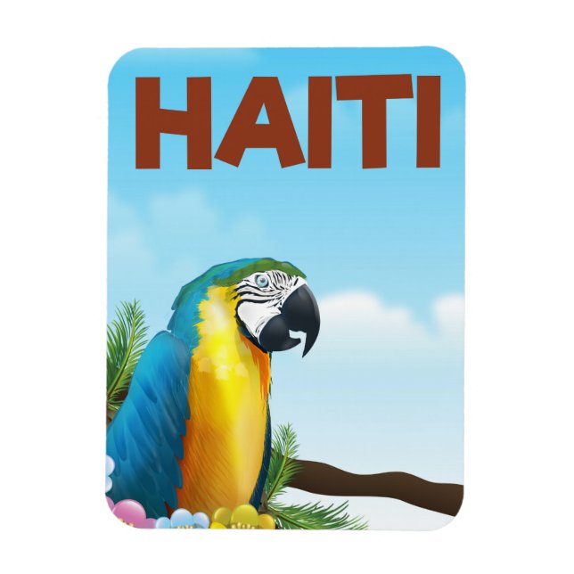 Haiti-Reiseplakat Magnet (Vertikal)