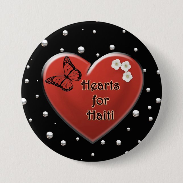 Haiti Relief Valentine Buttons (Vorderseite)