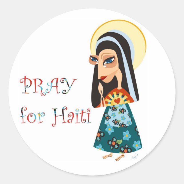 Haiti Relief Valentine Stickers (Vorderseite)