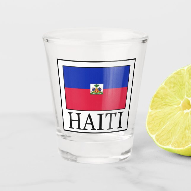 Haiti Schnapsglas (Vorderseite)
