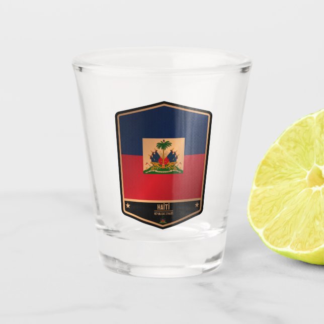 Haiti Schnapsglas (Vorderseite)