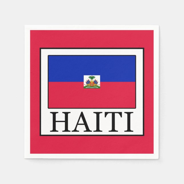 Haiti Serviette (Vorderseite)
