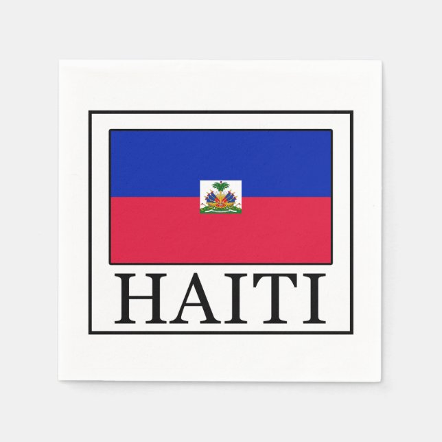 Haiti Serviette (Vorderseite)