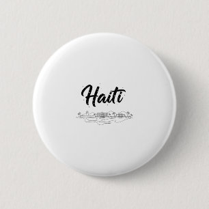 Haiti-Silhouette Reise Urlaub Outfits Button