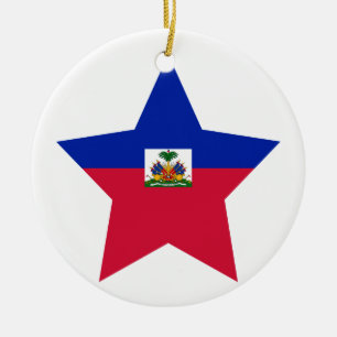 Haiti-Stern Keramikornament