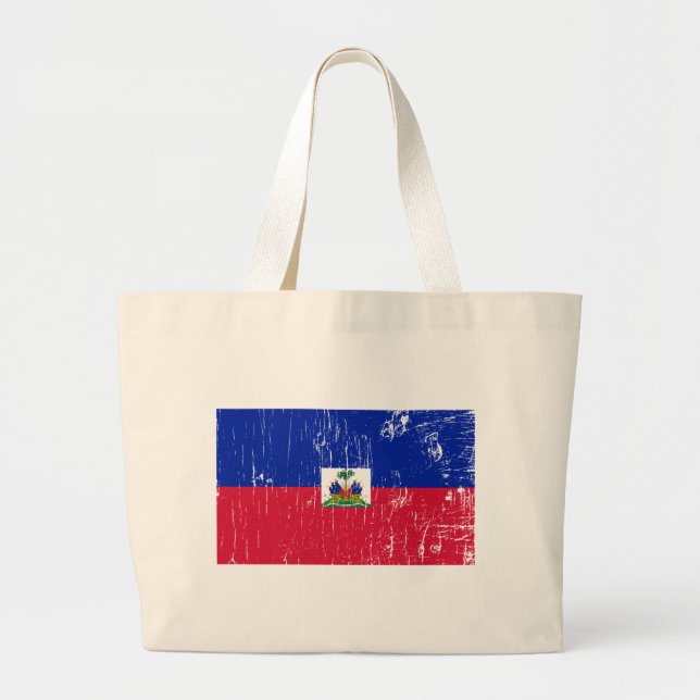 Haiti-Taschen-Tasche Jumbo Stoffbeutel (Vorne)