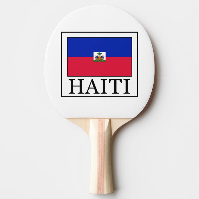 Haiti Tischtennis Schläger (Vorderseite)