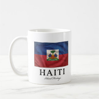 Haiti Vintage-Flagge | Karibisches Erbe Kaffeetasse