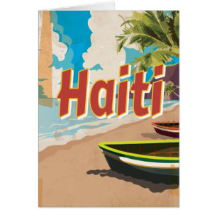 Haiti Vintages Ferienplakat