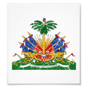 Haiti-Wappen Fotodruck