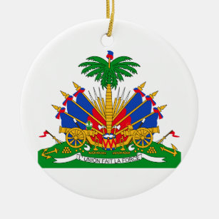 Haiti-Wappen Keramikornament