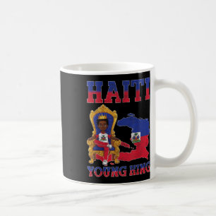Haiti Young King Haitian Flag Day Melanin for Blac Kaffeetasse